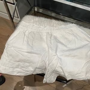 Abercrombie white shorts